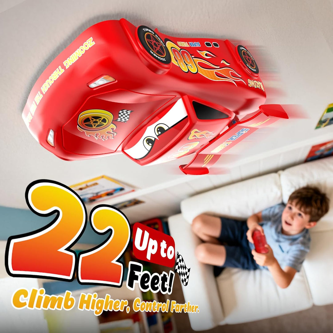 JOI MEW Vehículo de juguete de escalada de pared RC con pegatinas d...
