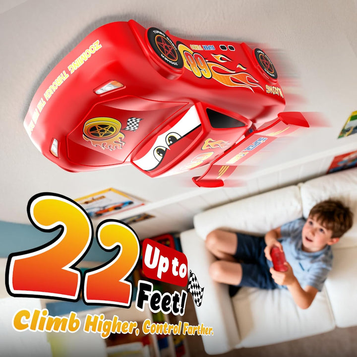 JOI MEW Vehículo de juguete de escalada de pared RC con pegatinas d...