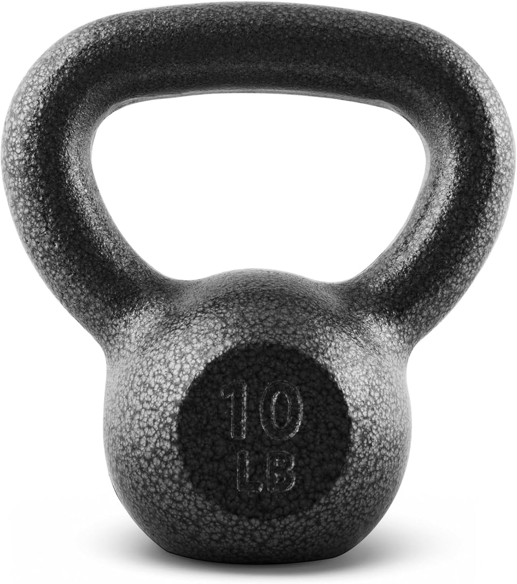CAP Kettlebell de hierro fundido simples y sets, mango ancho, base plana