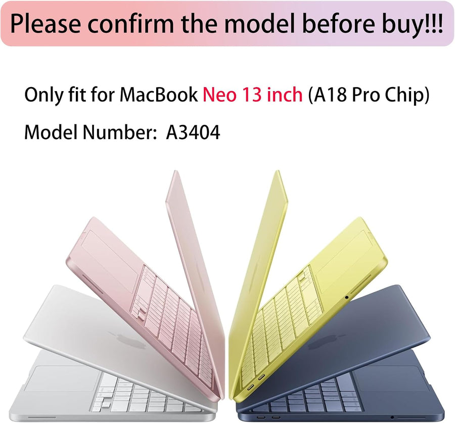 Teryeefi Funda para MacBook Neo de 13 pulgadas 2026 A3404 (A18 Pro...