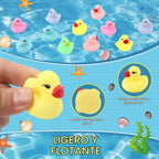 200 mini patos de goma a granel pequeños patos de goma a granel