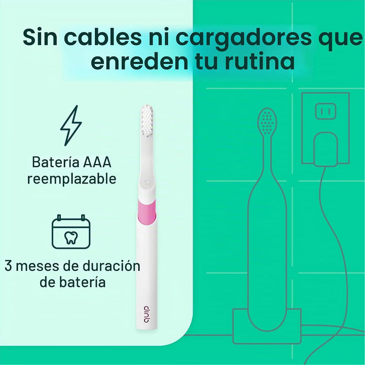 Quip - Cepillo de dientes sónico para adultos con temporizador - In...