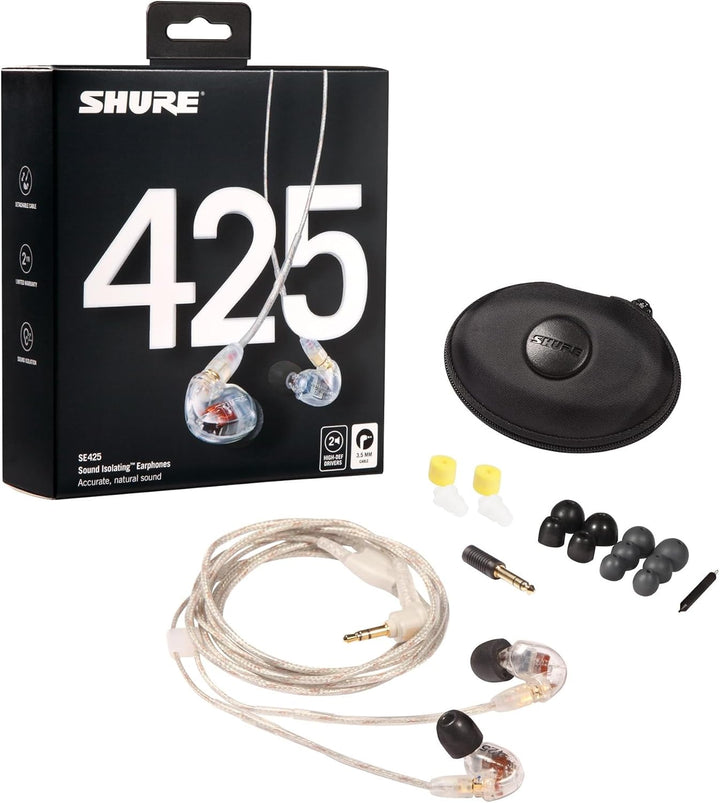 Auricular dual Shure MicroDriver de alta definición con cable desmo...