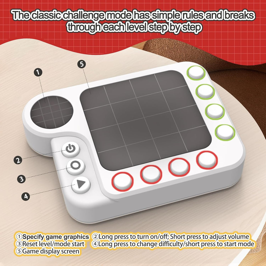 Juego cerebral electrónico recargable con 300 desafíos originales,...