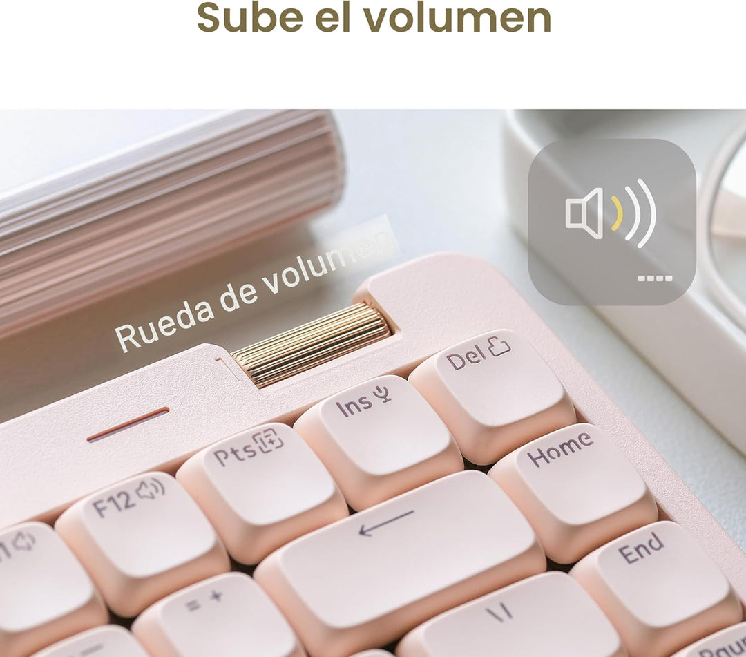 Flow Lite - Teclado mecánico de perfil bajo de 100 teclas, teclado...