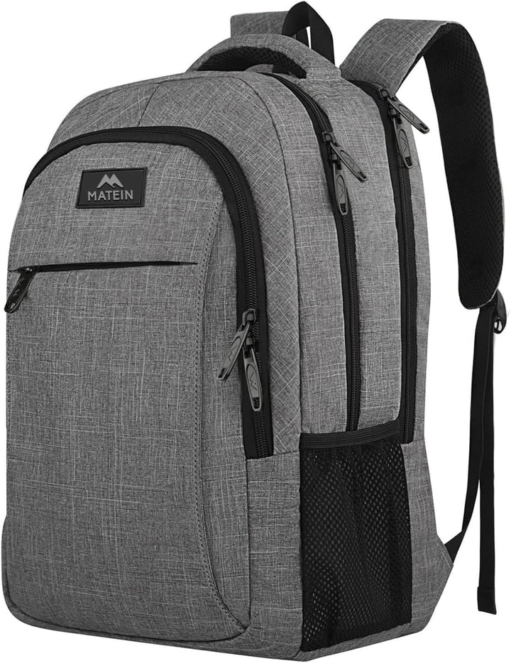MATEIN - Mochila de viaje para laptop, mochila empresarial antirrob...