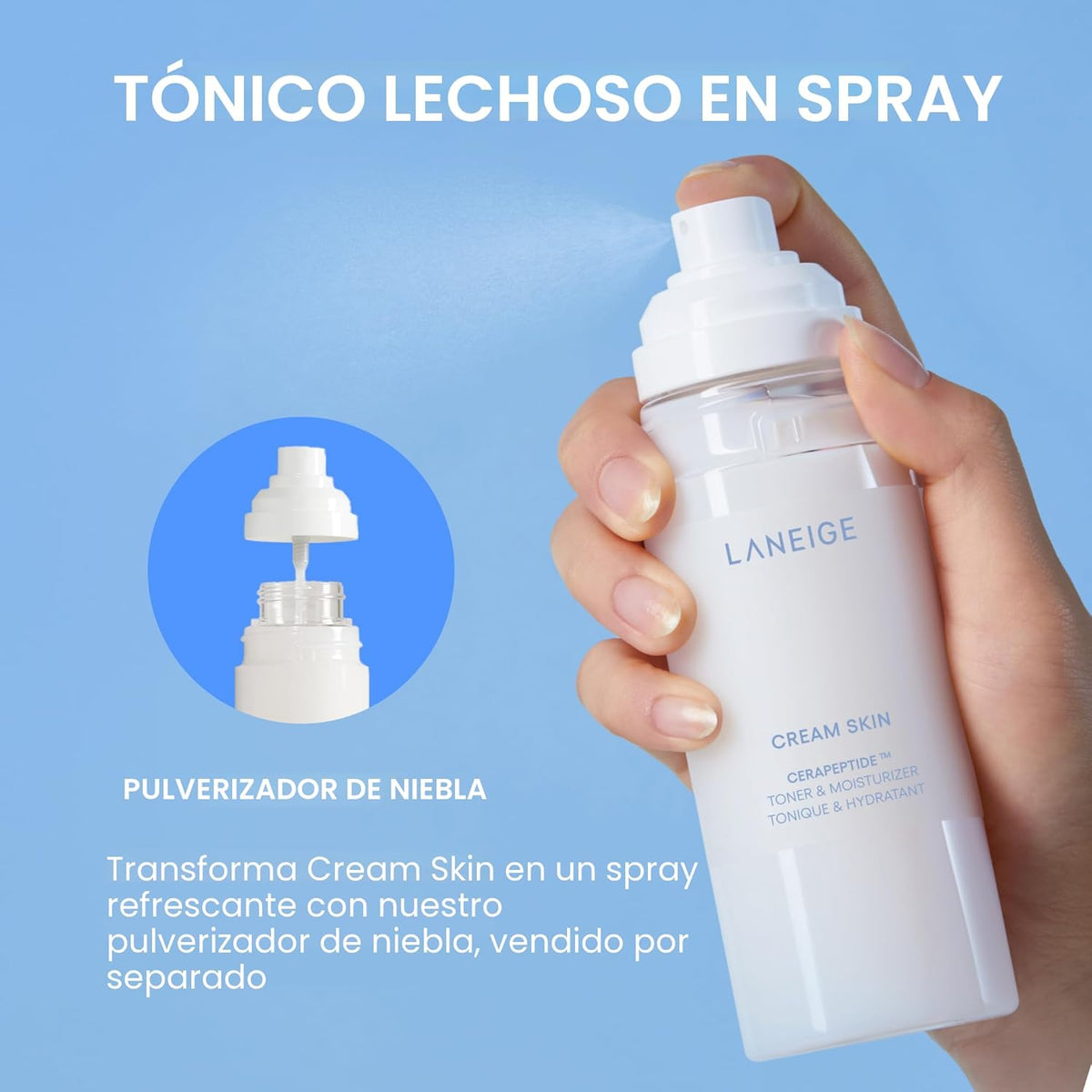 LANEIGE Tónico e hidratante para la piel en crema: Tóner lechoso co...