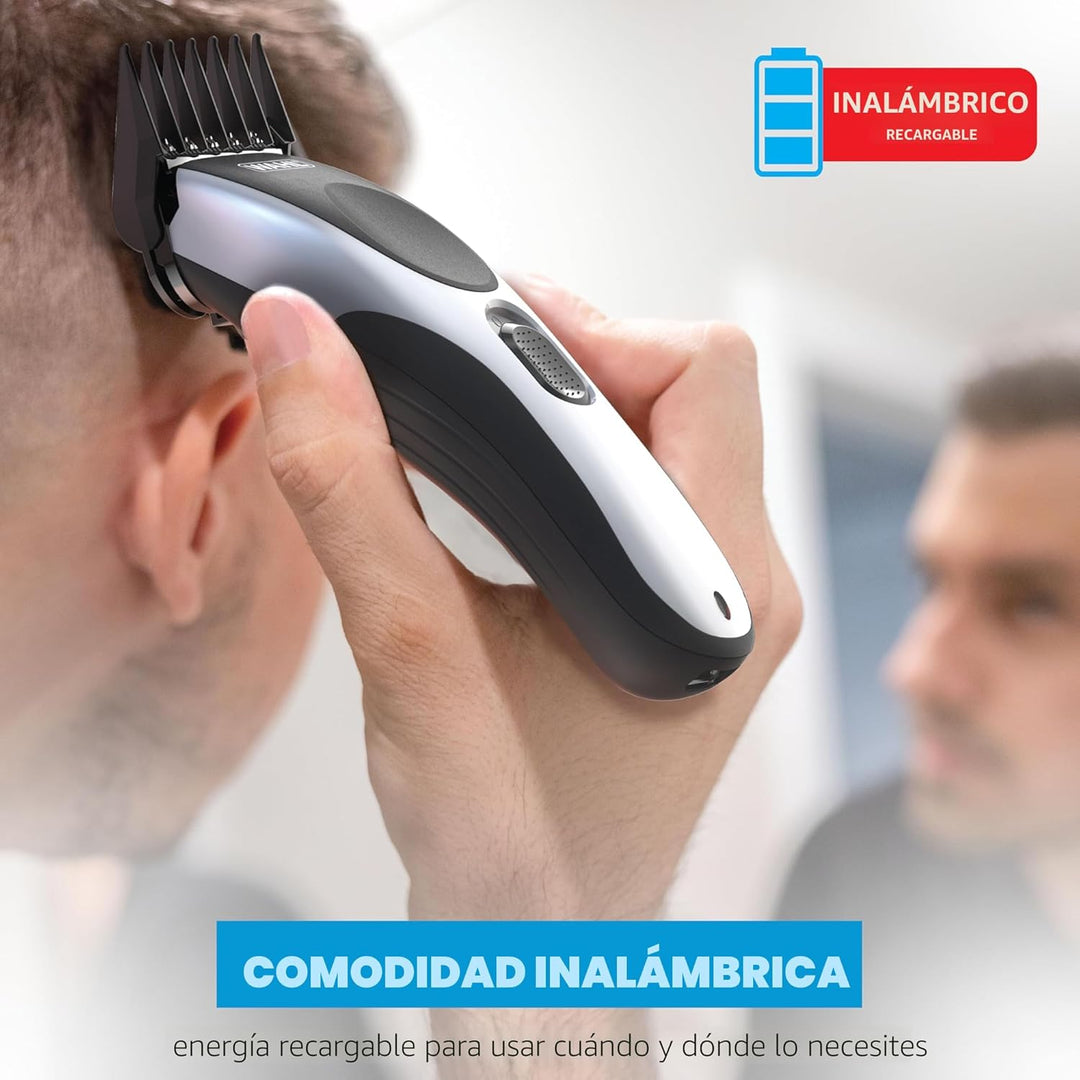 Wahl Clippers Home Pro - Cortapelos recargable sin cable para hombr...