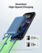 Belkin - Cargador portátil, batería de potencia USB-C delgada de 10...