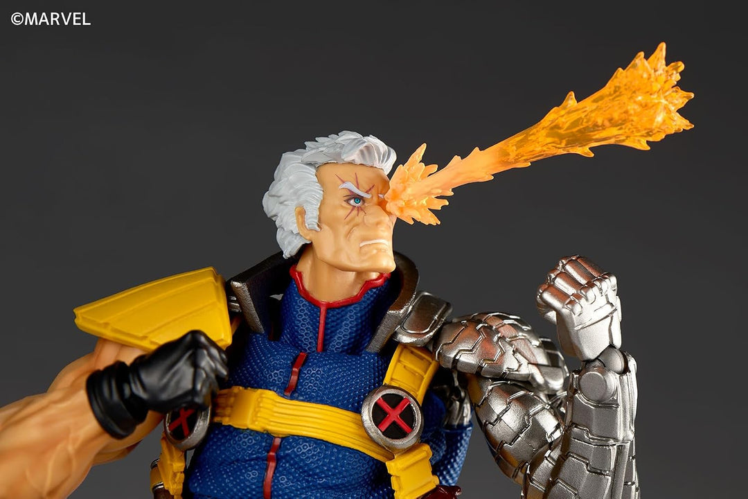 Kaiyodo Revoltech Amazing Yamaguchi X-Men Cable versión 1.5, altura...