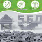 Juego de bloques de construcción clásicos de 560 piezas a granel en 7