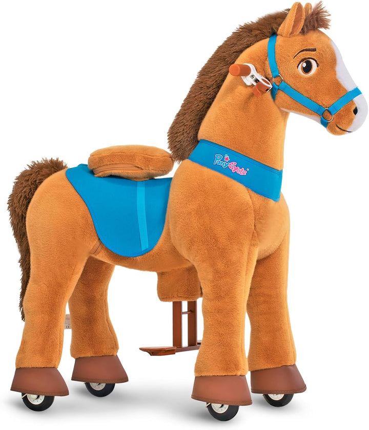 PonyCycle Juguetes de Caballo para Montar para Niños Caballo Marrón...