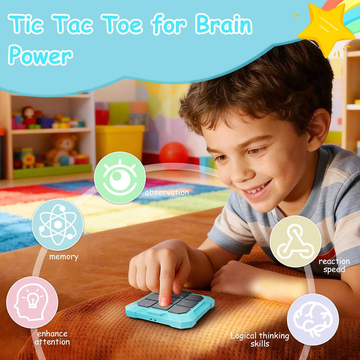 VDPDO Juego de Tic Tac Toe, Juego Electrónico Tic Tac Toe 6 en 1 co...