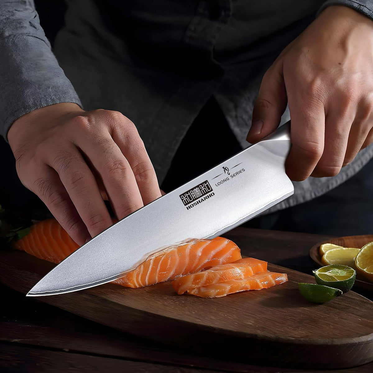 HOSHANHO Juego de cuchillos de cocina japoneses ultra afilados con bloque