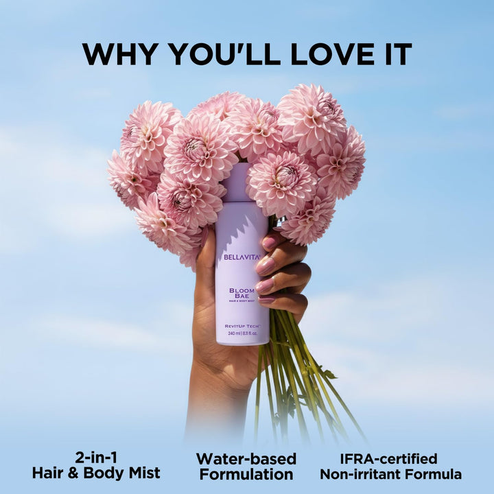 Bellavita Luxury Bloom Bae - Aerosol corporal para mujer | Spray co...