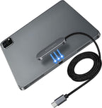 Cargador inalámbrico magnético para iPad Pro de 12.9 pulgadas (3ª/4ª/5ª/6ª) y iPad Air 13 (M3/M2) solamente, cargador de conector inteligente de carga rápida, para iPad