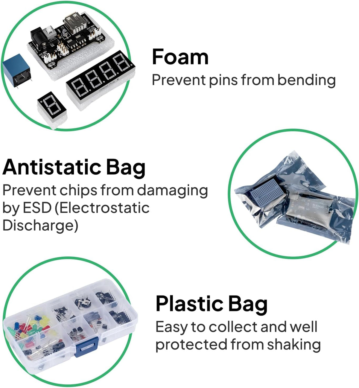 Kit inicial completo para Arduino Uno R3 con tutorial (63 artículos...