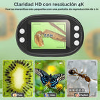 Microscopio digital infantil para ciencia: Kit STEM completo de juguete para edades 4-12