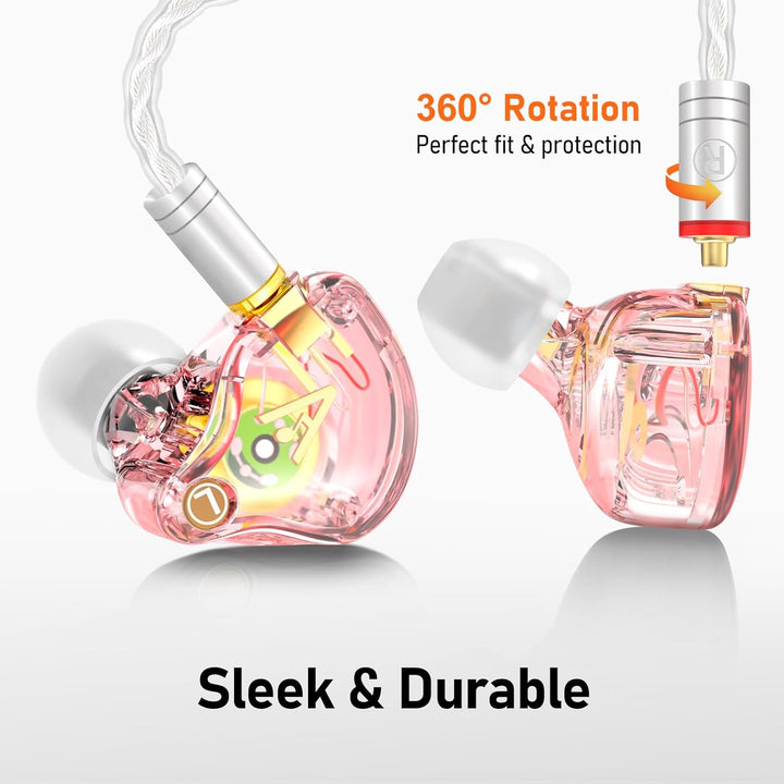 Vibes - Auriculares con cable de 6.8 fl oz, auriculares de alta fid...