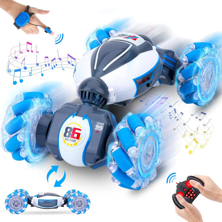 Fosgoit Auto de acrobacias RC con detección de gestos, juguetes par...