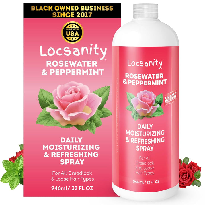 Loc Spray - Locsanity - Spray hidratante diario de agua de rosas y...