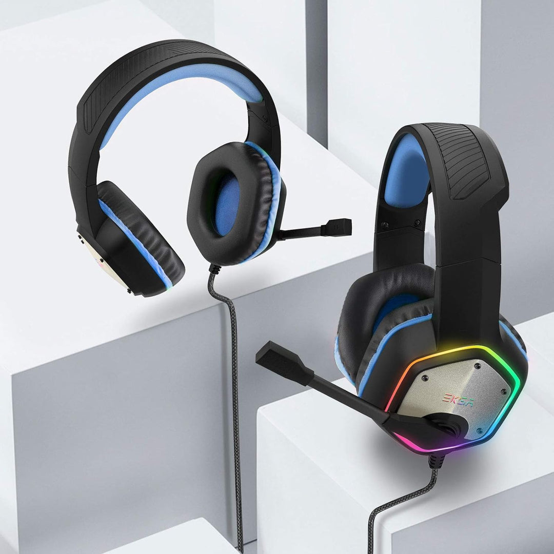 EKSA E1000 - Auriculares para juegos, auriculares de computadora co...