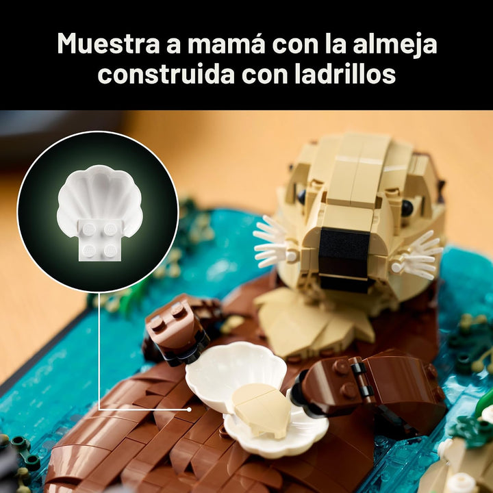 LEGO Ideas - Juego de construcción de nutrias marinas flotantes par...