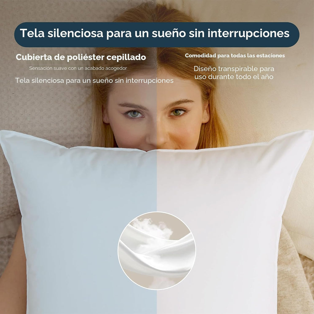 Bedsure Pillows Queen Size Set de 2, Bed Pillows para Sleeping