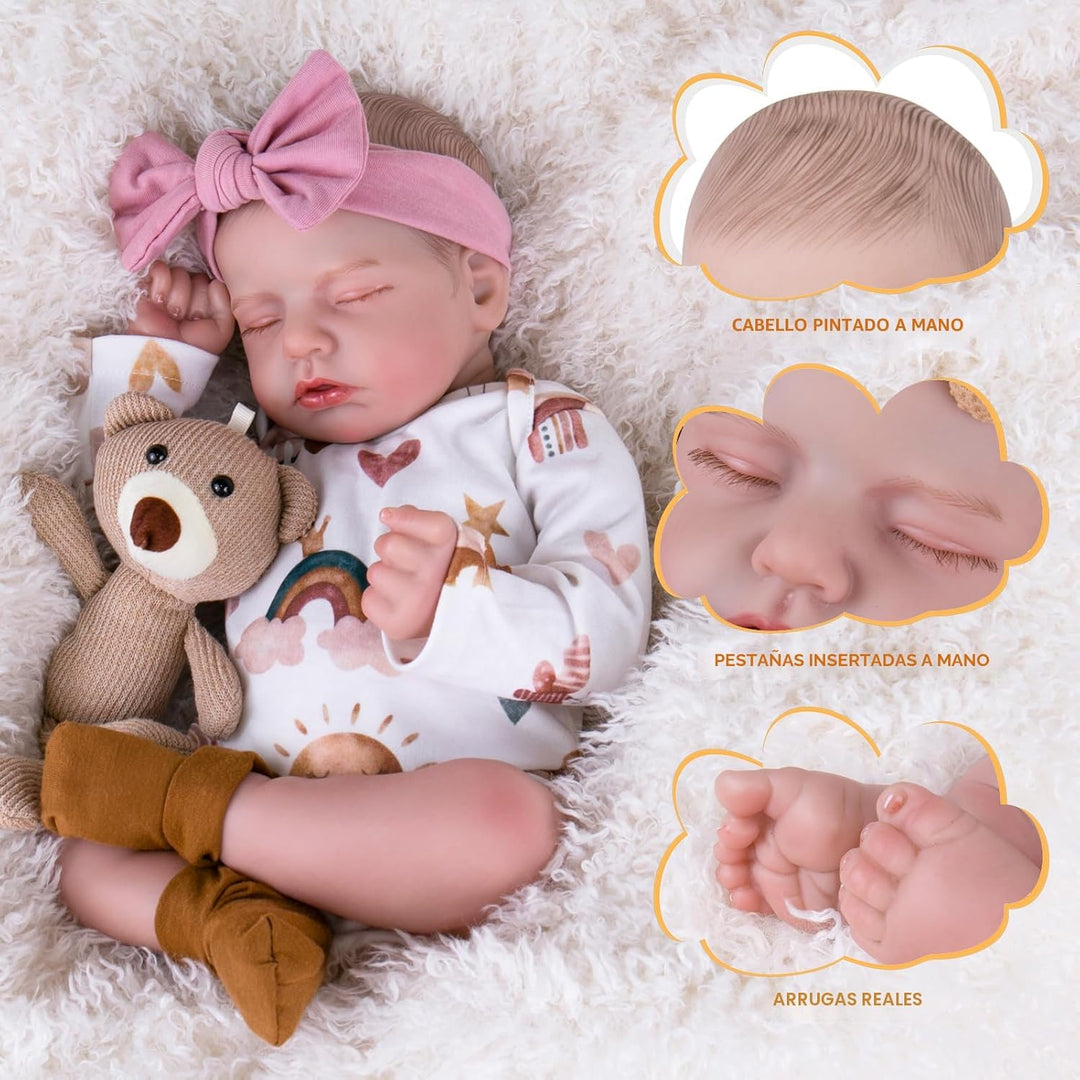 Aori Muñecas de Bebé Reborn Realistas de la Vida Real Muñecas de Be...