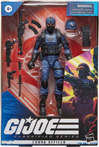 G.I. Joe Figura de acción de oficial Cobra de la serie clasificada 37, juguete coleccionable de primera calidad con múltiples accesorios a escala de 6 pulgadas, arte de paquete personalizado