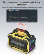 Energizer Altavoces Bluetooth al aire libre, altavoz inalámbrico portátil
