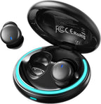 NE92 - Auriculares para dormir, ultra mini auriculares para dormir de lado 0.11 oz, auriculares inalámbricos Bluetooth 6.0, tiempo de reproducción de 40 horas, sonido estéreo de alta fidelidad