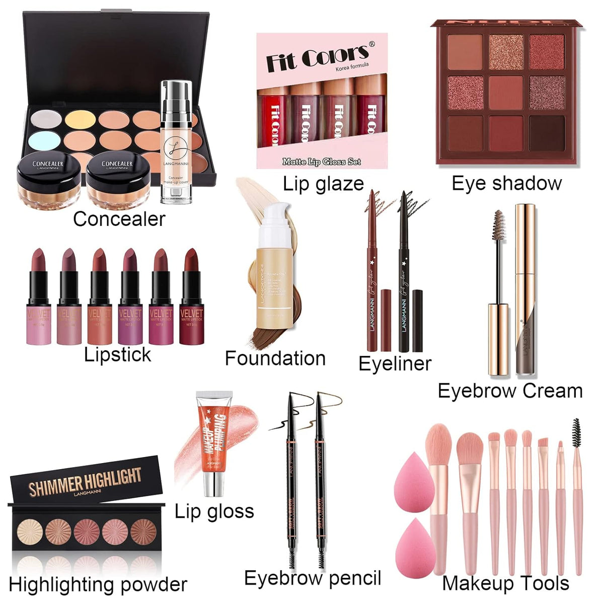 FantasyDay Juego de regalo de maquillaje todo en uno | Kit de maqui...