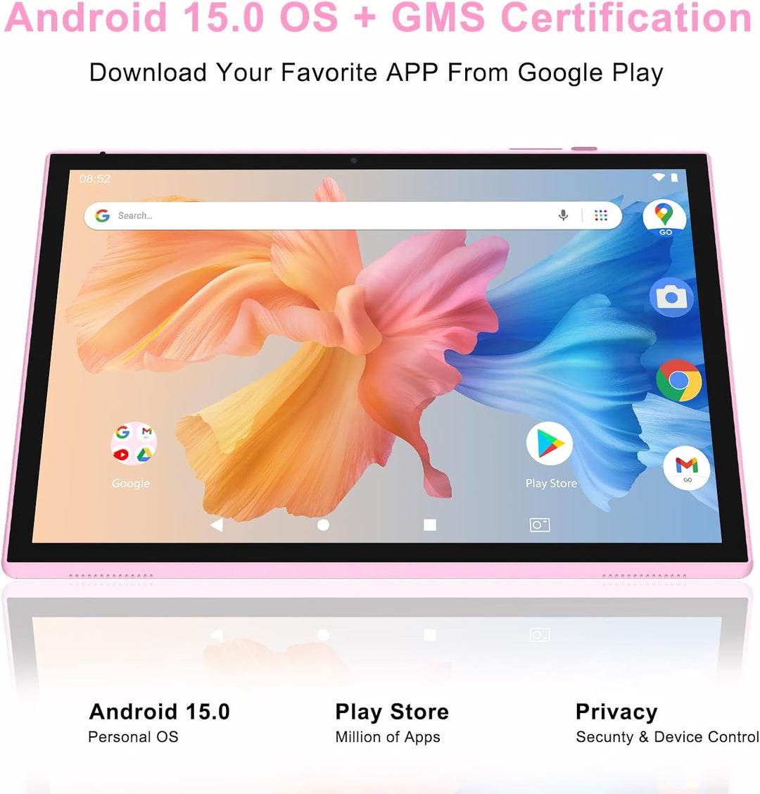 Tableta de 10 pulgadas Android 14 con estuche y lápiz táctil, 6GB R...