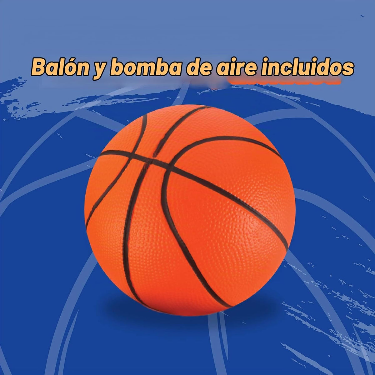 Aro de baloncesto sobre la puerta con reloj de tiro, puntuación electrónica y sonido