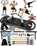 Tabla de Flexiones Push Up, Tabla de Flexiones Portátil, Barra de Flexiones Plegable 20 en 1