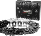 Lote de 1000 Piezas Bloques de Construcción, Juego Clásico de Bloques Básicos