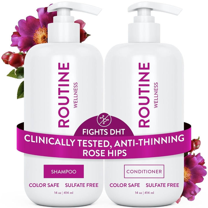 Routine Wellness - Juego de champú y acondicionador para cabello má...