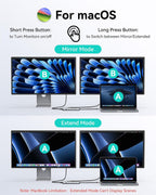 MOKiN Estación de acoplamiento USB C Monitor dual 2 HDMI