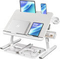 SONGMICS Escritorio para computadora portátil de cama, plegable