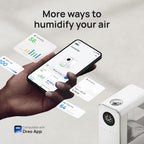 DREO Humidificadores para dormitorio, humidificador inteligente silencioso de niebla fría para habitación grande, difusor de aceite y luz nocturna, 50 horas de tiempo de funcionamiento para plantas de