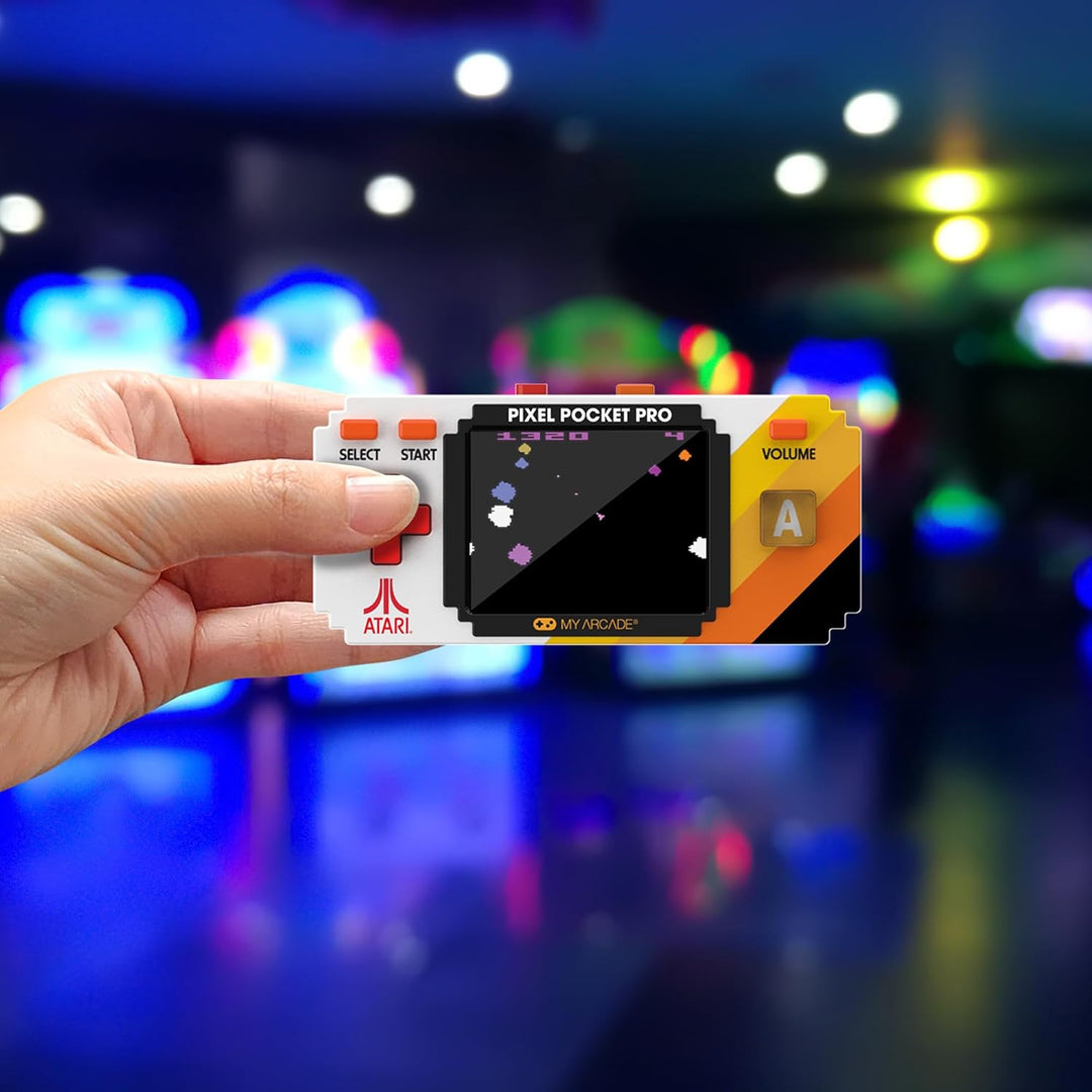 My Arcade Atari Pixel Pocket Pro: videojuego oficial de Atari, llav...