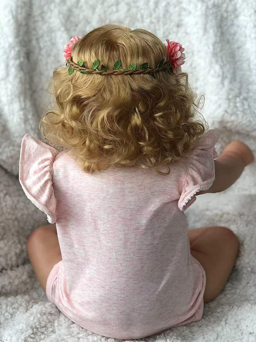 iCradle Lovely Real Look Reborn Baby Doll Girl - Muñeca de silicona...