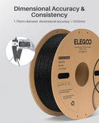 ELEGOO - Filamento PLA de 1.75 mm (4\/64 pulgadas), amarillo dorado...