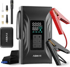 ASMAX Arrancador de salto T20 7-en-1 con compresor de aire, caja de salto