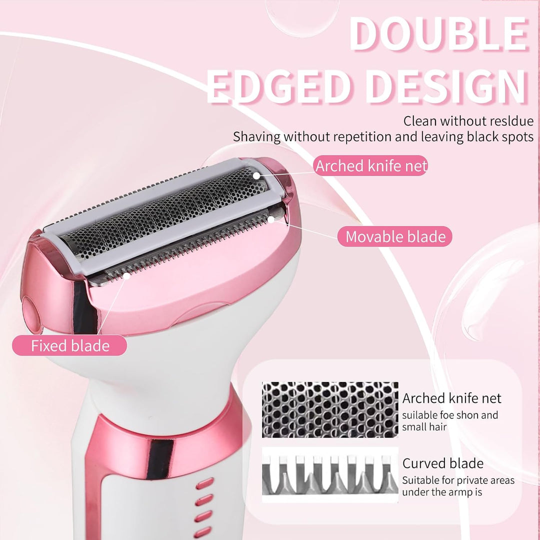 Beanify Maquinilla de afeitar eléctrica con pantalla LED para mujer...