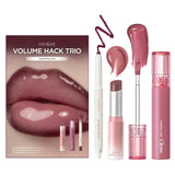 rom&amp;nd Volume Hack Trio | Juego combinado de labios voluminosos...