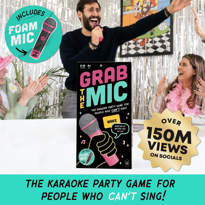 Lucky Egg Grab The Mic oficial - Juego de mesa de karaoke