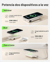 Belkin MagSafe Power Bank 10,000mAh, Qi2.2 Cargador portátil de 25...
