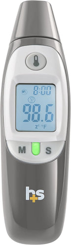 HealthSmart Termómetro digital infrarrojo compacto de lectura instantánea, mide la temperatura del aire ambiente, lecturas Fahrenheit y Celsius, apto para FSA y HSA, gris (paquete de 36)